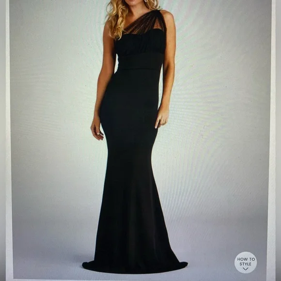 women's long black dress Miriam Tiered Black Maxi Dress main image 0